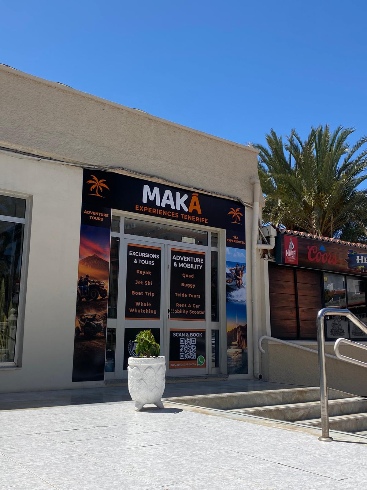 Makà Experiences Tenerife entrance